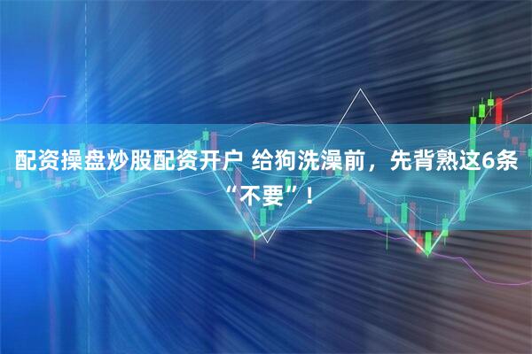 配资操盘炒股配资开户 给狗洗澡前，先背熟这6条“不要”！